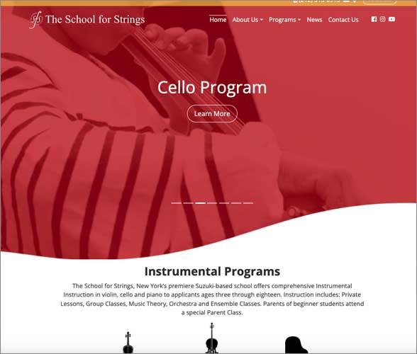 school of strings
